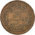 Monnaie, Tunisie, Muhammad al-Nasir Bey, 10 Centimes, 1912, Paris, TTB, Bronze