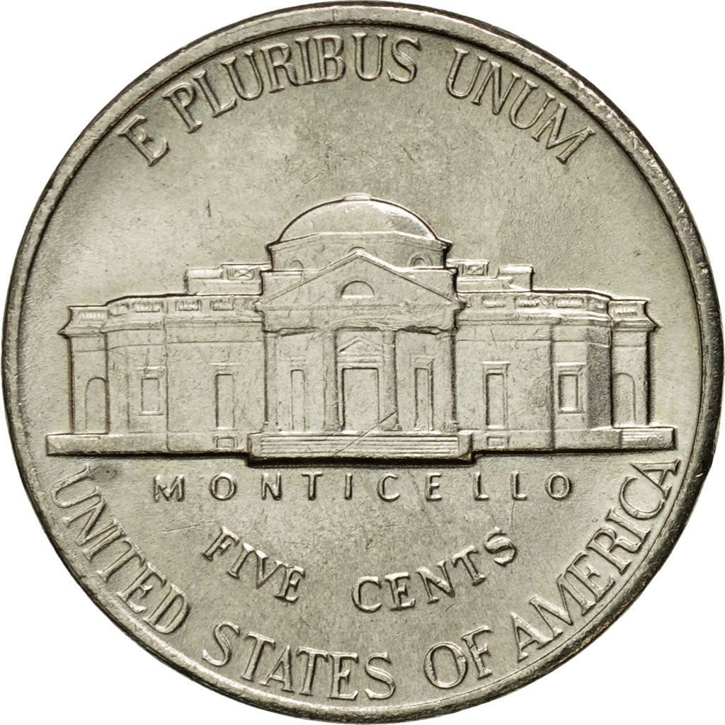 Monnaie, États-Unis, Jefferson Nickel, 5 Cents, 1995, U.S. Mint, Denver, SUP
