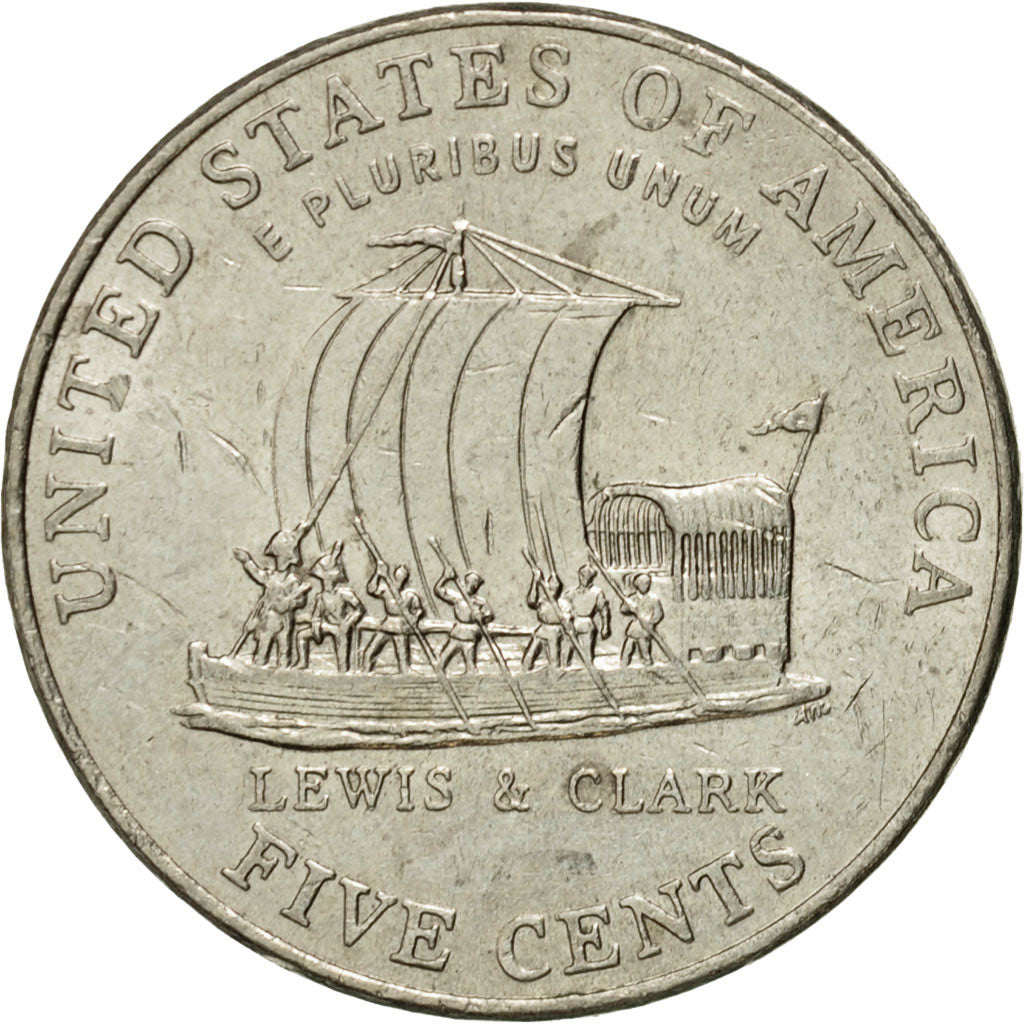Coin, United States, Jefferson - Westward Expansion - Lewis & Clark
