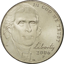 Coin, United States, Jefferson large facing portrait - Enhanced Monticello