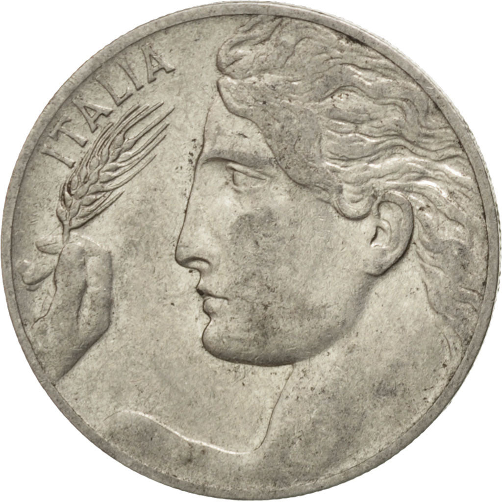 ITALY, 20 Centesimi, 1908, Rome, KM #44, AU(55-58), Nickel, 21.5, 3.93