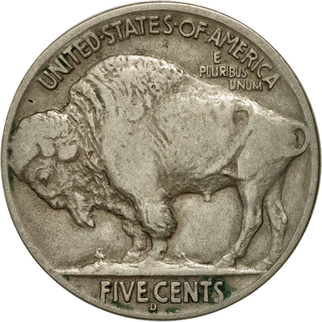 Moneta, Stati Uniti, Buffalo Nickel, 5 Cents, 1915, U.S. Mint, Philadelphia, BB