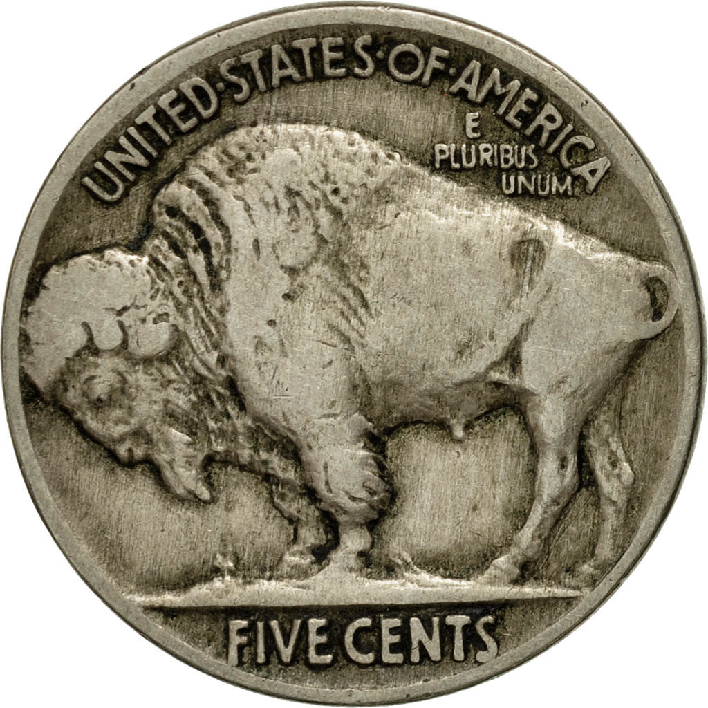 Moneda, Estados Unidos, Buffalo Nickel, 5 Cents, 1916, U.S. Mint, Philadelphia