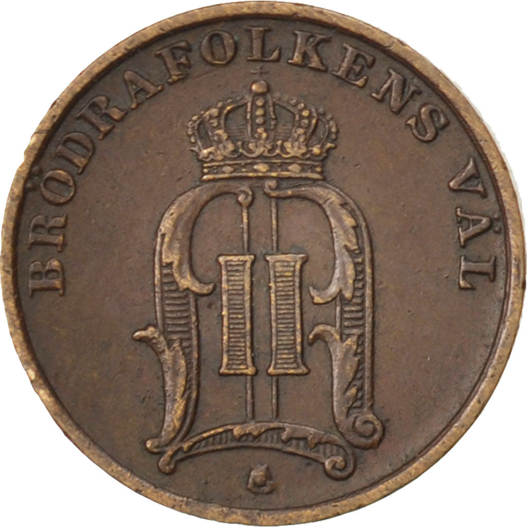 SWEDEN, Ore, 1903, KM #750, EF(40-45), Bronze, 16, 1.95