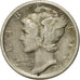 Coin, United States, Mercury Dime, Dime, 1917, U.S. Mint, Philadelphia
