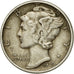 Coin, United States, Mercury Dime, Dime, 1939, U.S. Mint, Philadelphia