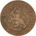 Moneta, Holandia, William III, 2-1/2 Cent, 1884, VF(30-35), Bronze, KM:108.1