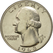 Moneta, Stati Uniti, Washington Quarter, Quarter, 1968, U.S. Mint, San