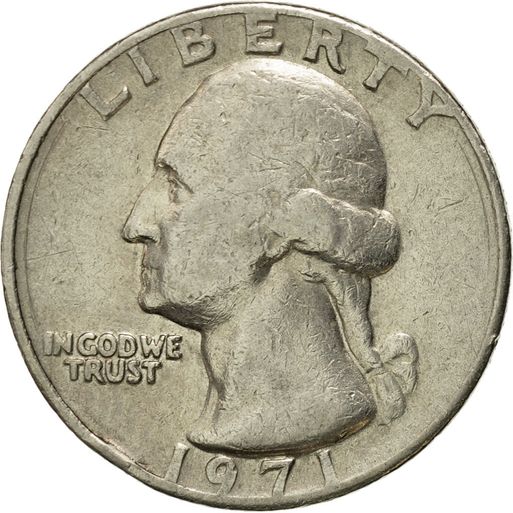 Monnaie, États-Unis, Washington Quarter, Quarter, 1971, U.S. Mint