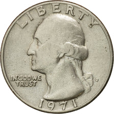 Moneta, Stati Uniti, Washington Quarter, Quarter, 1971, U.S. Mint, Denver, BB