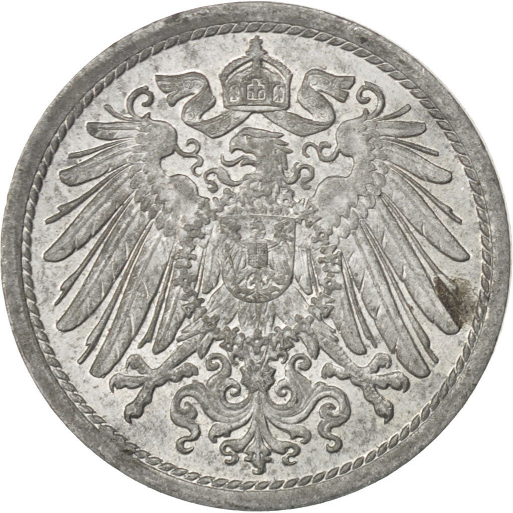 Monnaie, GERMANY - EMPIRE, 10 Pfennig, 1918, SUP, Zinc, KM:26
