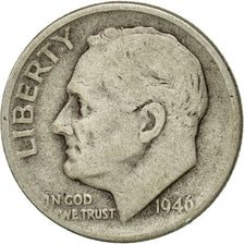 Moneta, Stati Uniti, Roosevelt Dime, Dime, 1946, U.S. Mint, Denver, MB, Argento