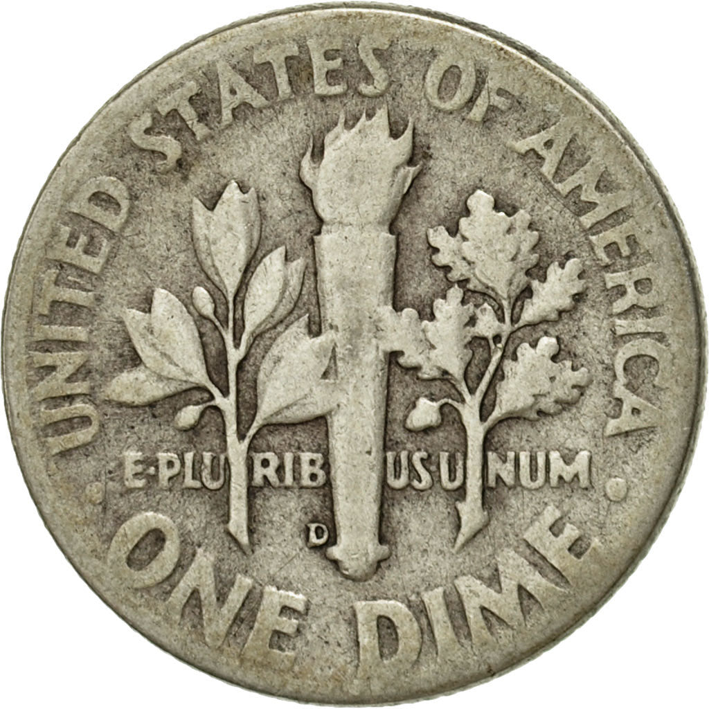 Moneta, Stati Uniti, Roosevelt Dime, Dime, 1946, U.S. Mint, Denver, MB, Argento