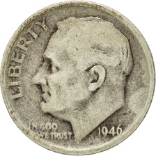 Coin, United States, Roosevelt Dime, Dime, 1946, U.S. Mint, San Francisco