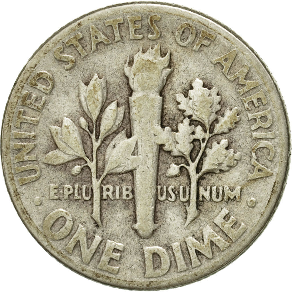 Coin, United States, Roosevelt Dime, Dime, 1950, U.S. Mint, Philadelphia