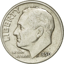 Coin, United States, Roosevelt Dime, Dime, 1950, U.S. Mint, Denver, EF(40-45)