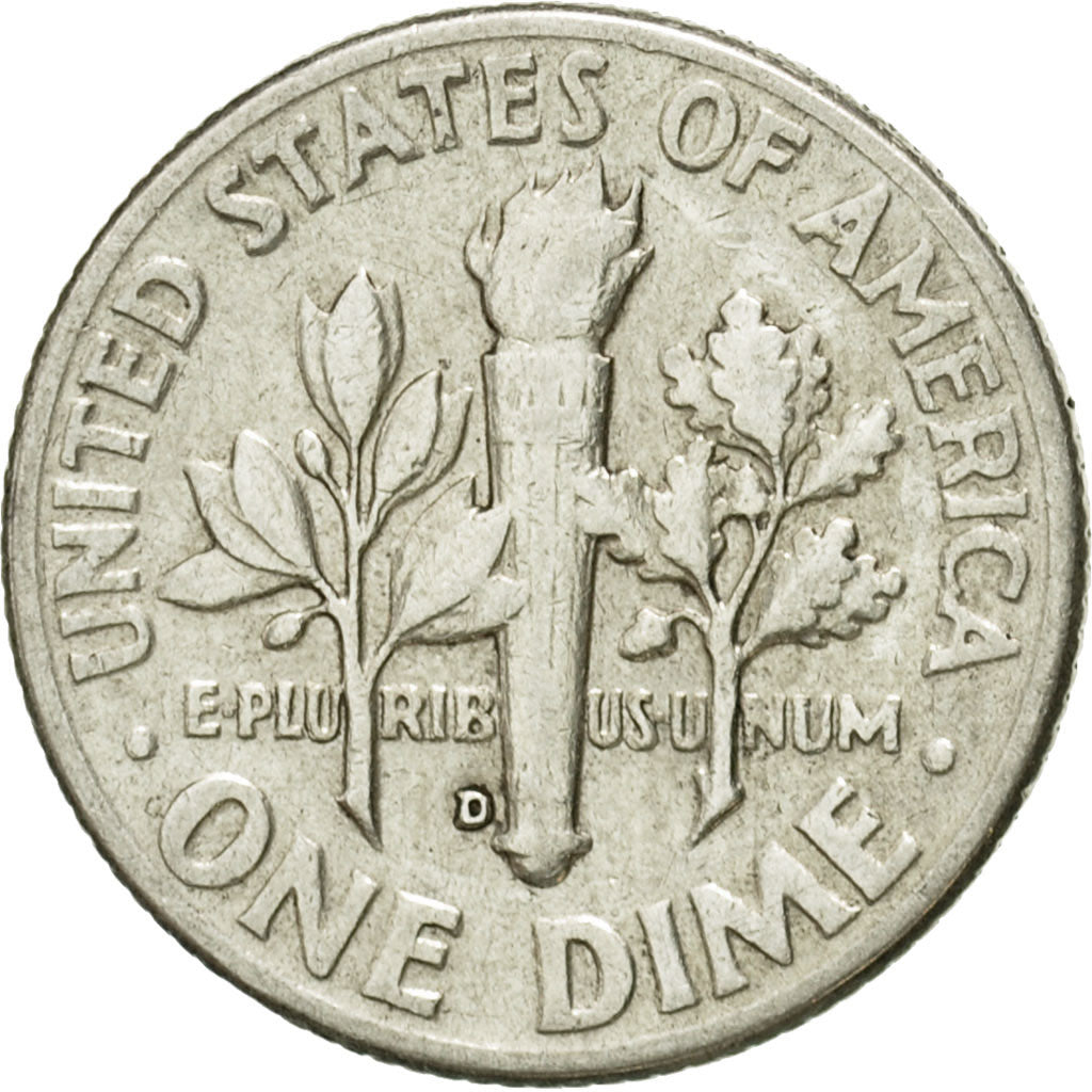 Coin, United States, Roosevelt Dime, Dime, 1950, U.S. Mint, Denver, EF(40-45)