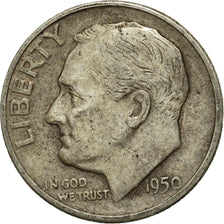 Coin, United States, Roosevelt Dime, Dime, 1950, U.S. Mint, San Francisco