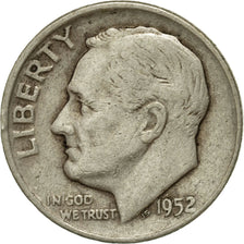 Coin, United States, Roosevelt Dime, Dime, 1952, U.S. Mint, Denver, VF(20-25)