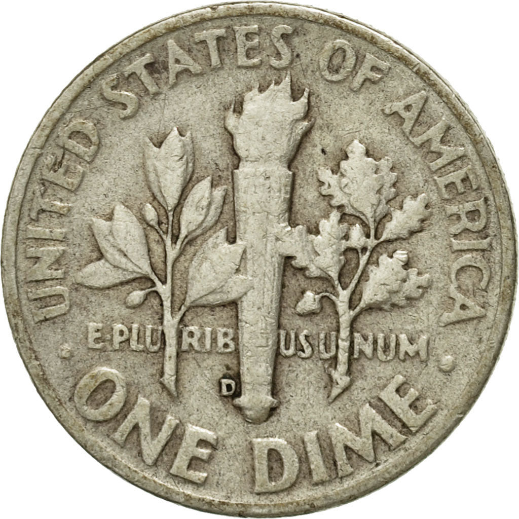 Coin, United States, Roosevelt Dime, Dime, 1952, U.S. Mint, Denver, VF(20-25)