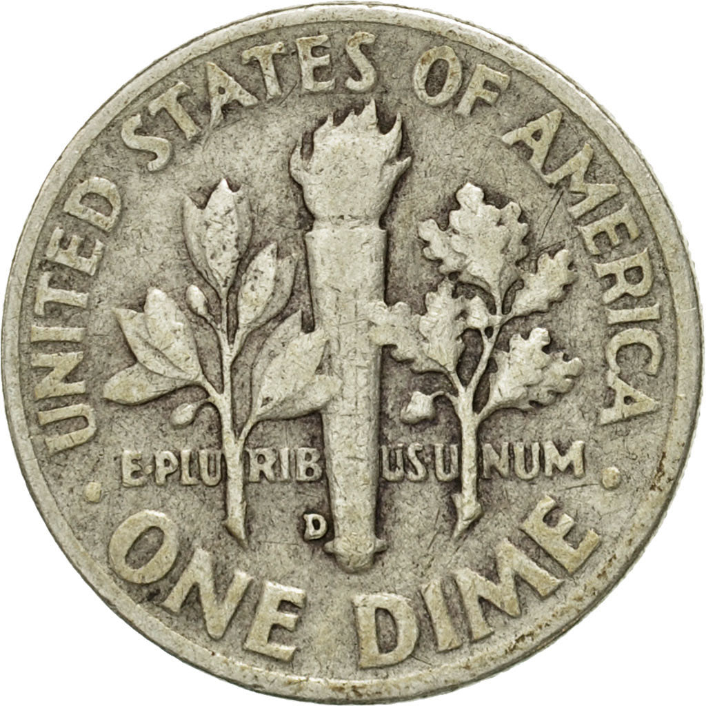 Coin, United States, Roosevelt Dime, Dime, 1953, U.S. Mint, Denver, VF(20-25)