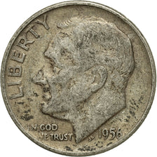 Moneta, Stati Uniti, Roosevelt Dime, Dime, 1956, U.S. Mint, Denver, MB+
