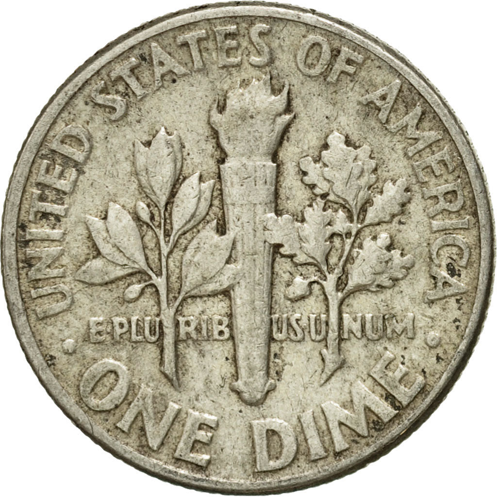 Moneta, Stati Uniti, Roosevelt Dime, Dime, 1957, U.S. Mint, Philadelphia, MB+