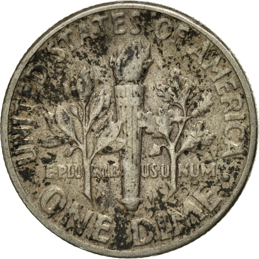 Moneta, Stati Uniti, Roosevelt Dime, Dime, 1958, U.S. Mint, Philadelphia, MB+