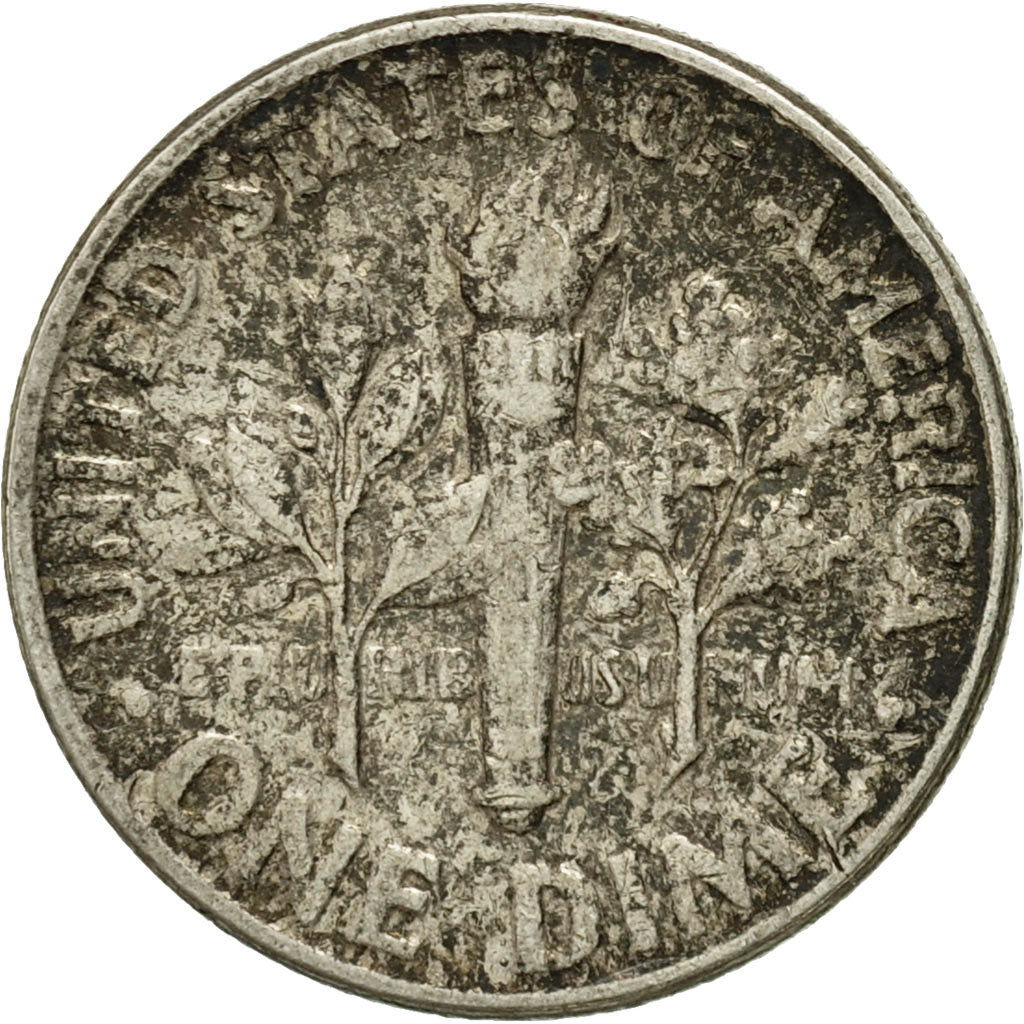 Coin, United States, Roosevelt Dime, Dime, 1959, U.S. Mint, Philadelphia