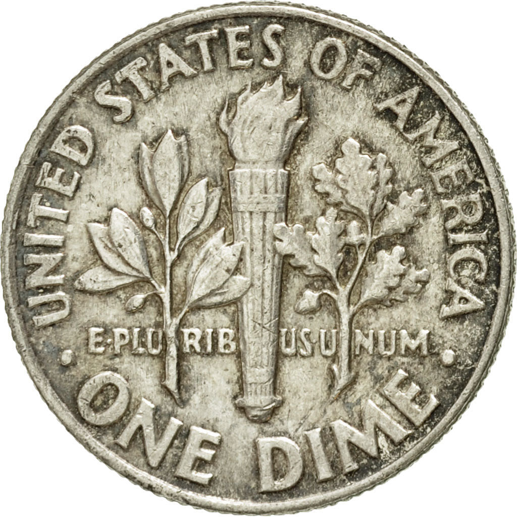 Monnaie, États-Unis, Roosevelt Dime, Dime, 1964, U.S. Mint, Philadelphie, TTB