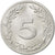 Coin, Tunisia, 5 Millim, 1960, MS(64), Aluminum, KM:282