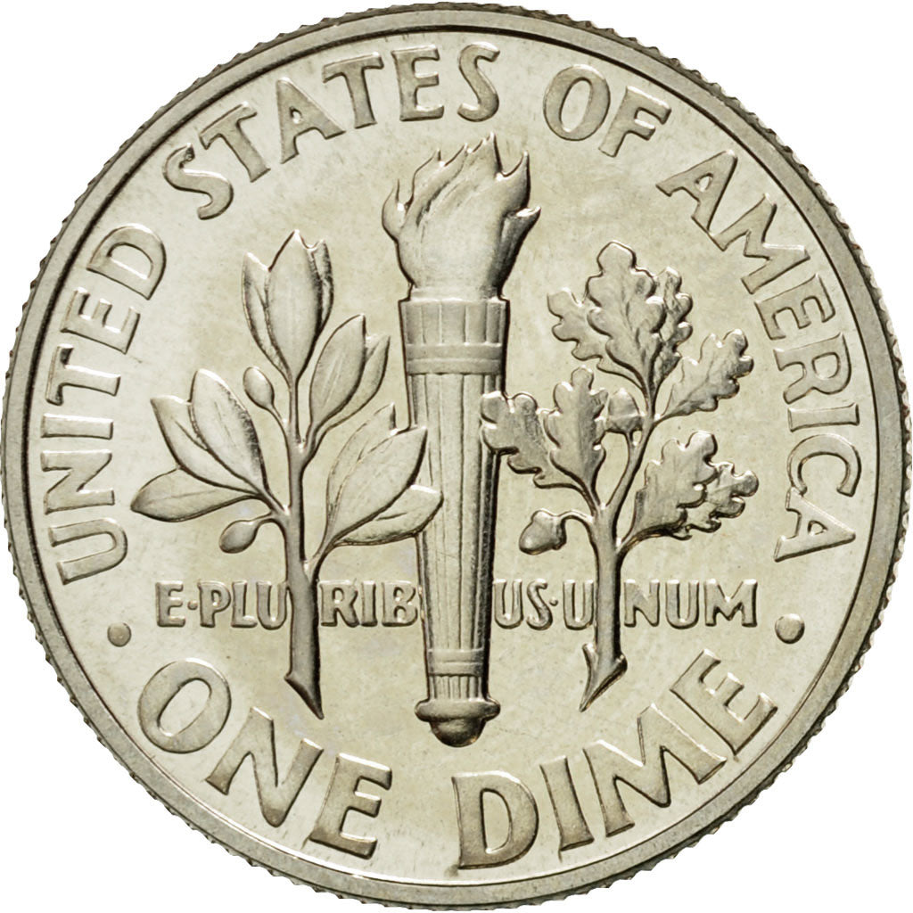 Coin, United States, Roosevelt Dime, Dime, 1968, U.S. Mint, San Francisco