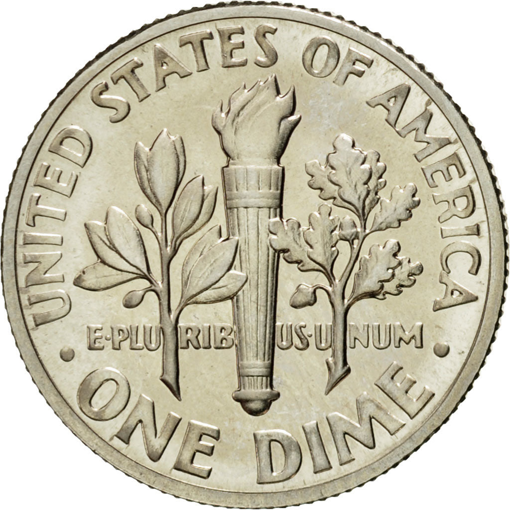 Coin, United States, Roosevelt Dime, Dime, 1969, U.S. Mint, San Francisco