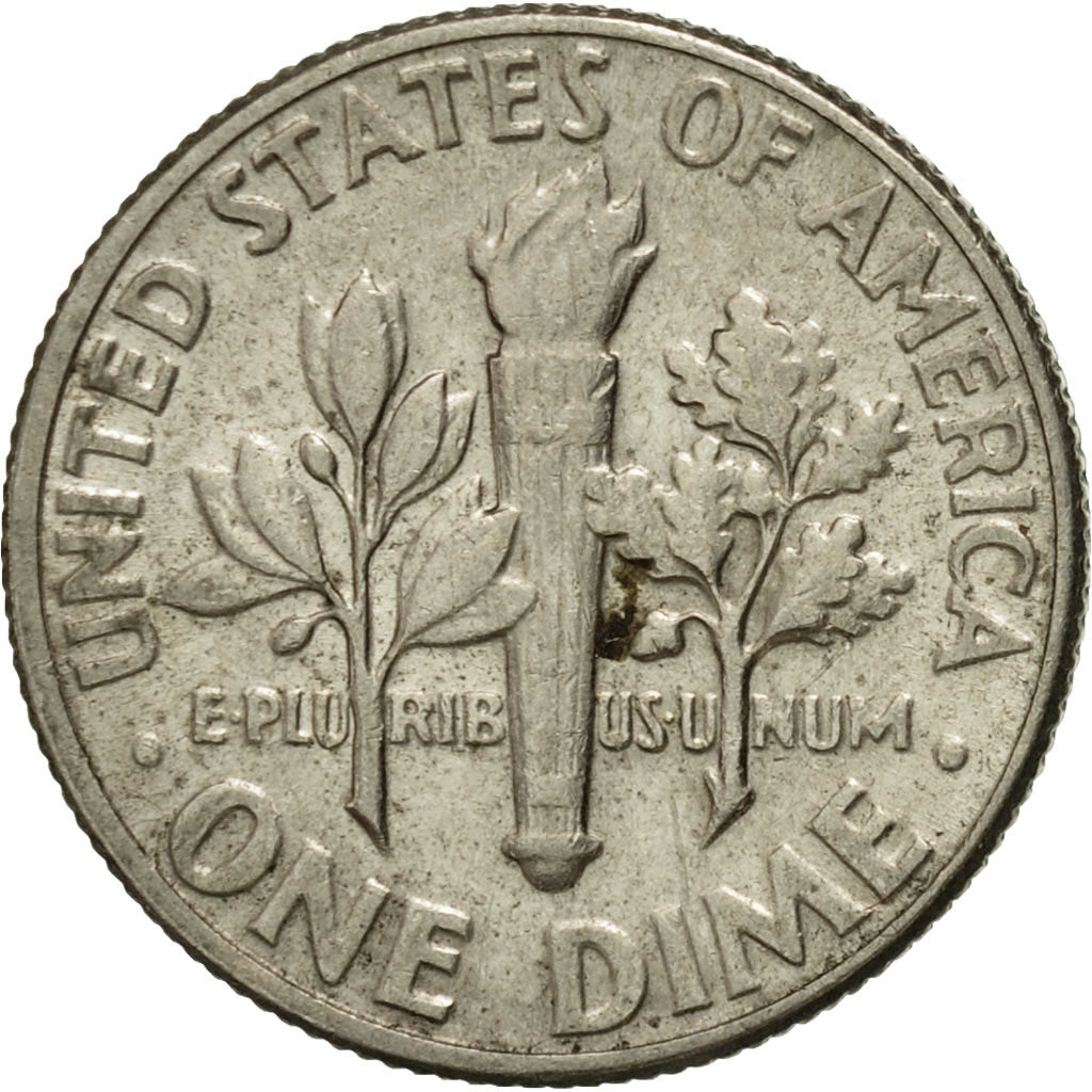 Moneta, Stati Uniti, Roosevelt Dime, Dime, 1977, U.S. Mint, Denver, BB, Rame