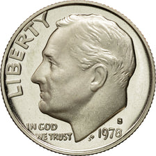 Coin, United States, Roosevelt Dime, Dime, 1978, U.S. Mint, San Francisco