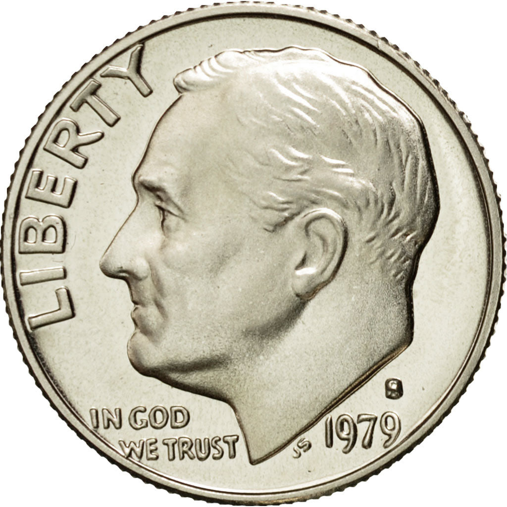 Moneta, Stati Uniti, Roosevelt Dime, Dime, 1979, U.S. Mint, San Francisco, SPL