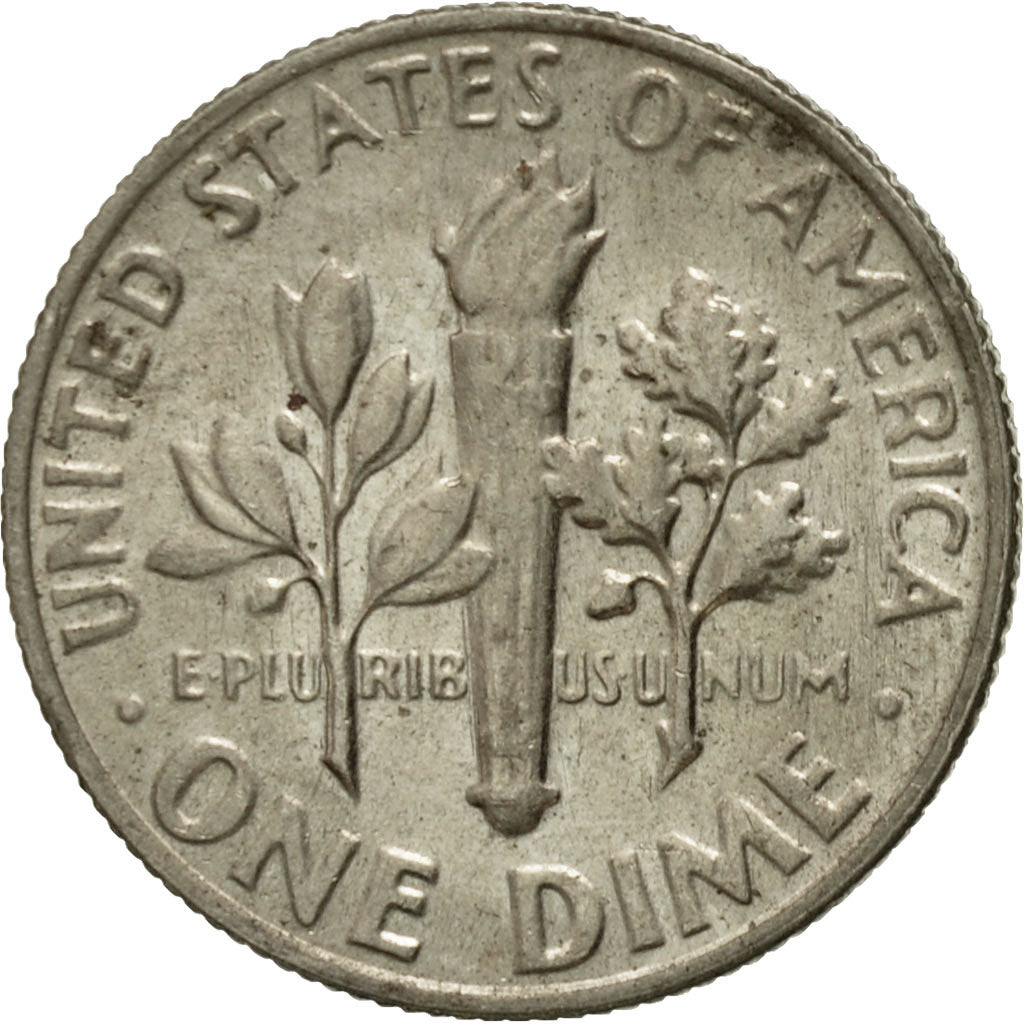 Monnaie, États-Unis, Roosevelt Dime, Dime, 1980, U.S. Mint, Philadelphie, TTB