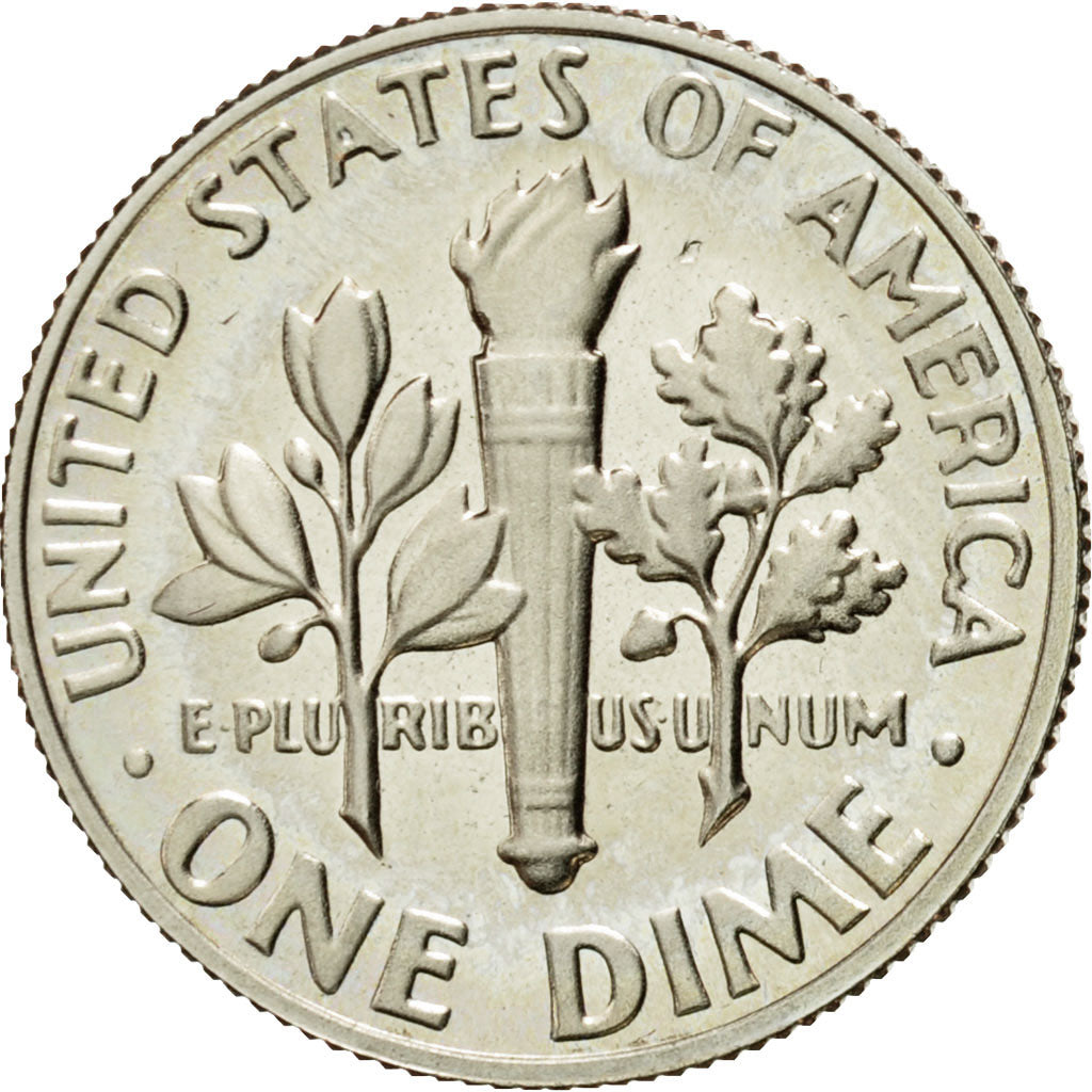 Coin, United States, Roosevelt Dime, Dime, 1980, U.S. Mint, San Francisco