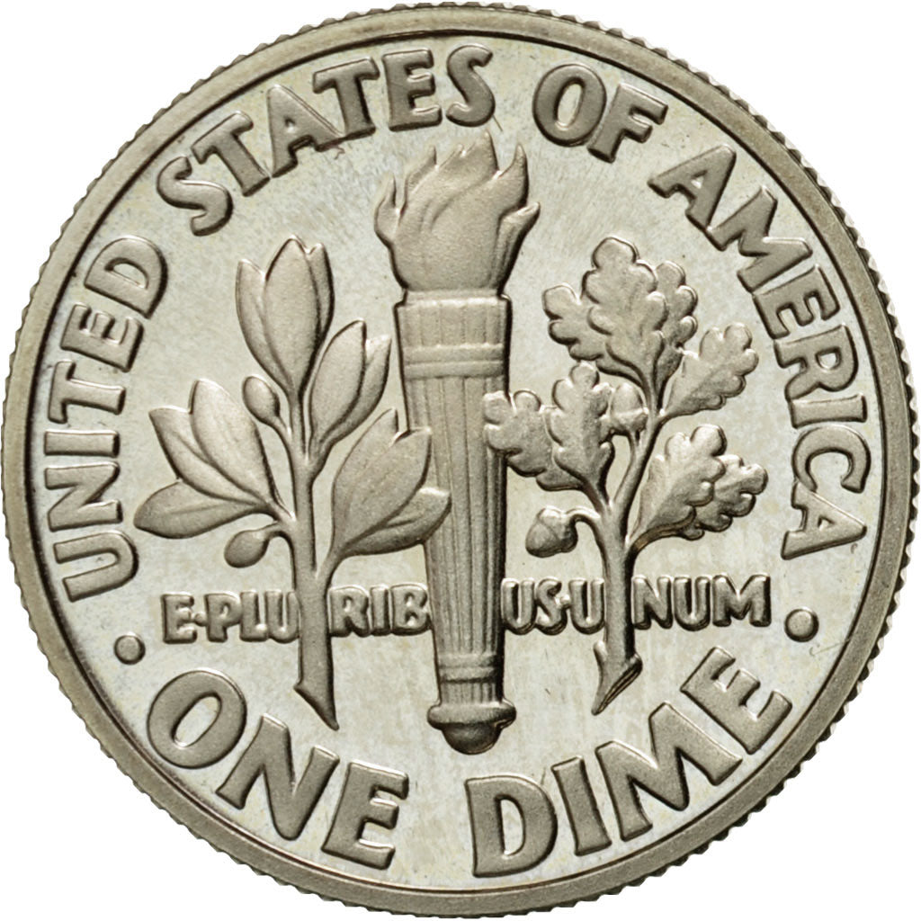 Coin, United States, Roosevelt Dime, Dime, 1981, U.S. Mint, San Francisco