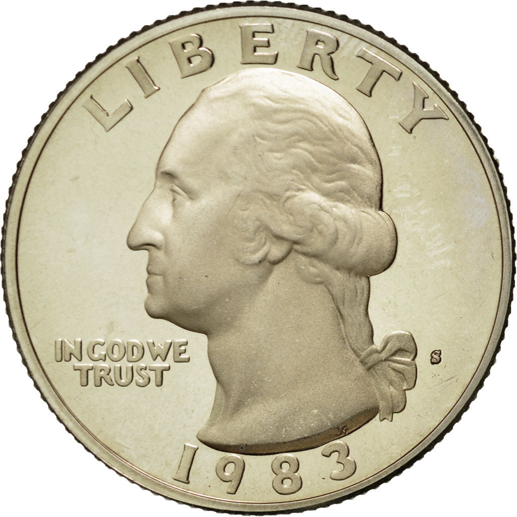 Coin, United States, Washington Quarter, Quarter, 1983, U.S. Mint, San