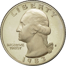 Coin, United States, Washington Quarter, Quarter, 1983, U.S. Mint, San