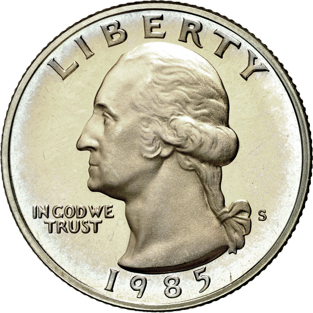 Coin, United States, Washington Quarter, Quarter, 1985, U.S. Mint, San