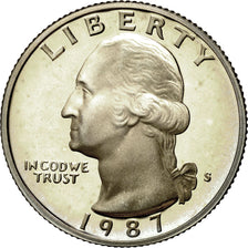 Coin, United States, Washington Quarter, Quarter, 1987, U.S. Mint, San