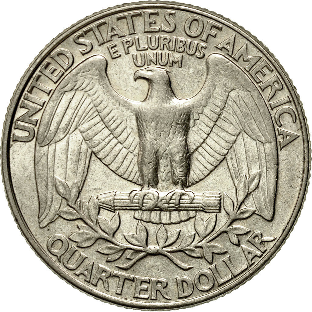Coin, United States, Washington Quarter, Quarter, 1989, U.S. Mint, Denver