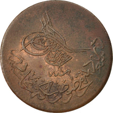 TURKEY, 10 Para, 1861, Qustantiniyah, KM #686, EF(40-45), Copper, 5.23