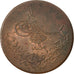 TURKEY, 10 Para, 1861, Qustantiniyah, KM #686, EF(40-45), Copper, 5.23