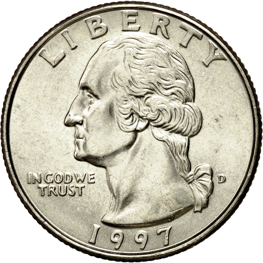 Monnaie, États-Unis, Washington Quarter, Quarter, 1997, U.S. Mint, Denver, SUP