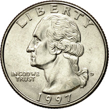 Monnaie, États-Unis, Washington Quarter, Quarter, 1997, U.S. Mint, Denver, SUP