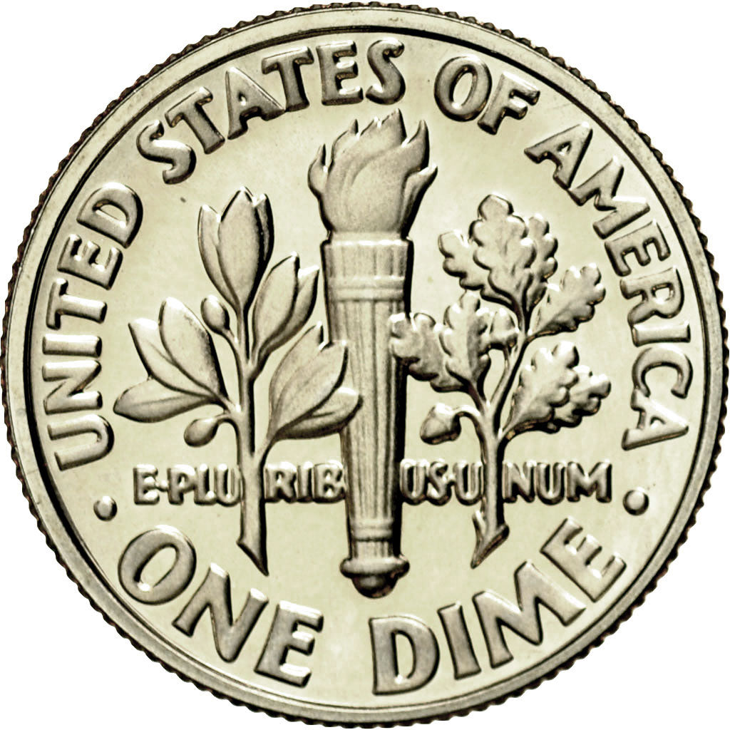 Coin, United States, Roosevelt Dime, Dime, 1982, U.S. Mint, San Francisco