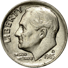 Moneta, Stati Uniti, Roosevelt Dime, Dime, 1985, U.S. Mint, Denver, SPL-, Rame